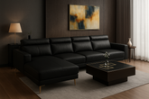 Luxe Leather Corner Sofa